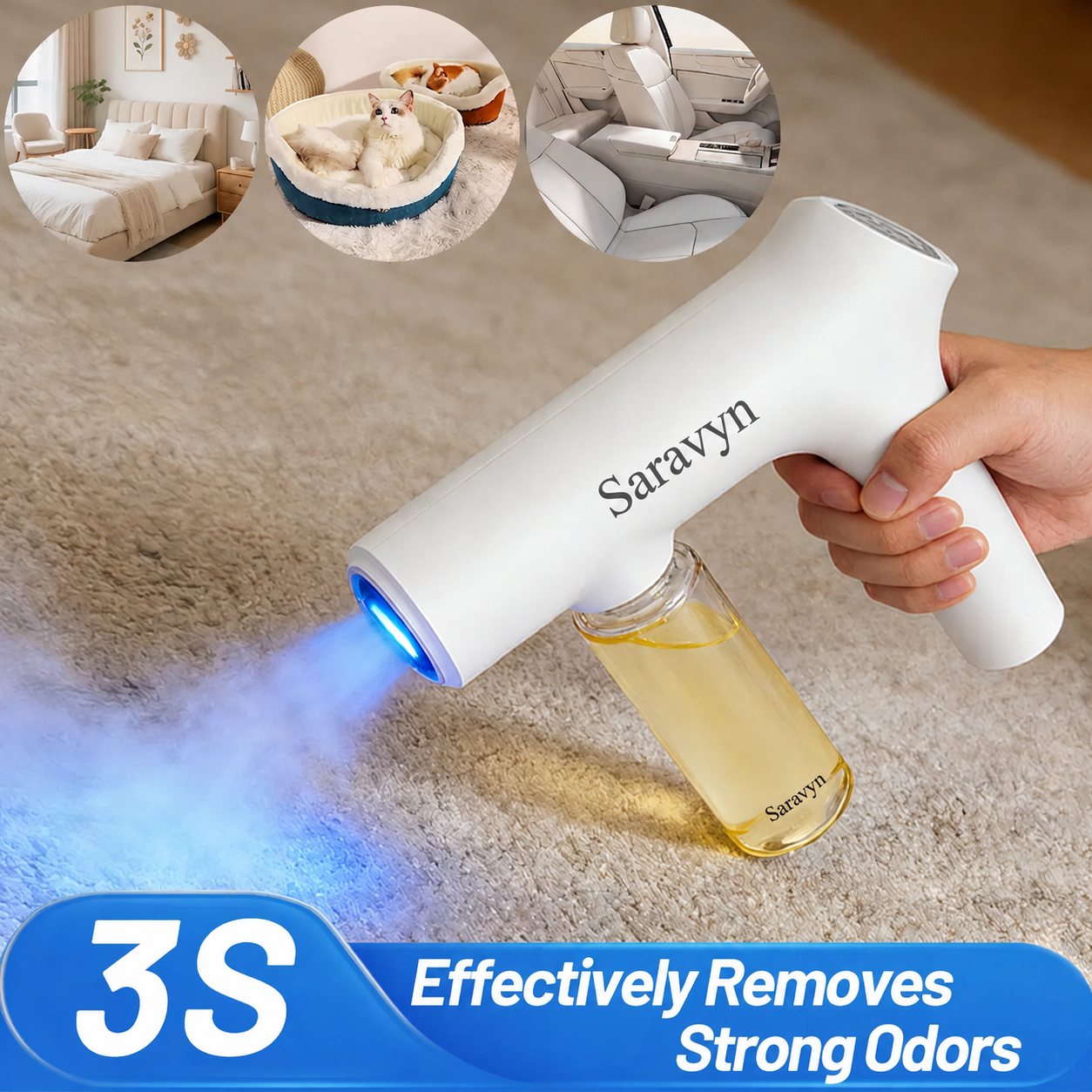 Saravyn Blue Light Probiotic Deodorizer
