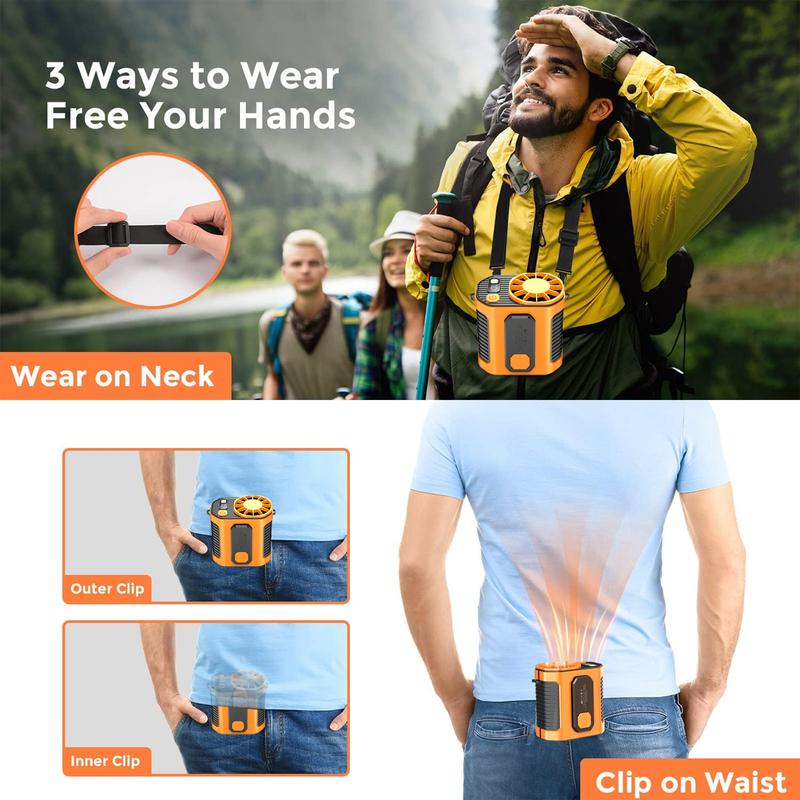 One fan. Worn FIVE ways.