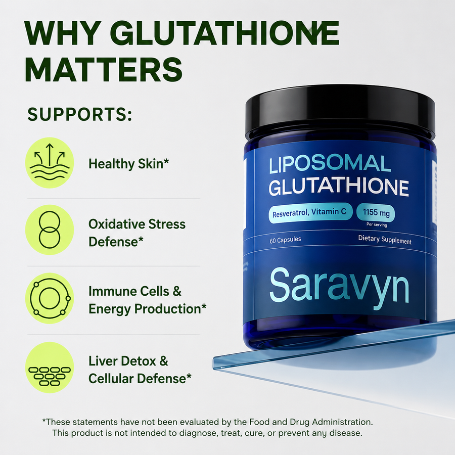 Saravyn Liposomal Glutathione Supplement
