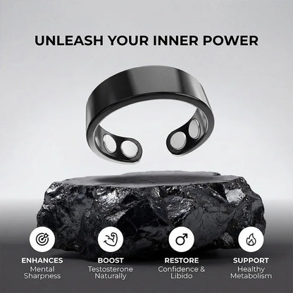 SARAVYN® Hematite Ring